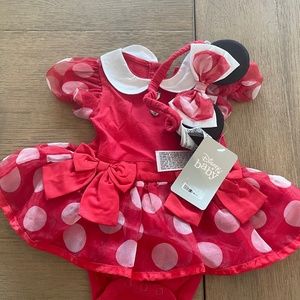 Baby Minnie costume NWT